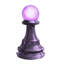 Purple Chess Piece