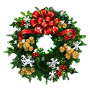 Festive Caroler's Wreath