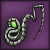 Jugg/Snake Earring