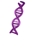 Purple DNA Sample