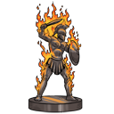 Flaming Hoplite Statue