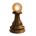 Brown Chess Piece