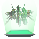 Green Kulnar-Xex Battle Station Hologram