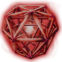 Blood Red Glow Crystal