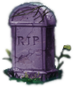 Purple Gravestone