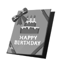 Grey Birthday Card