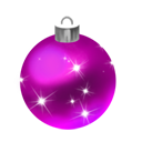 Purple Christmas Bauble