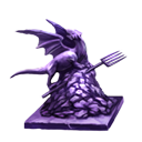 Purple Strange Statue