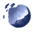 Blue Solar Shell Fragment